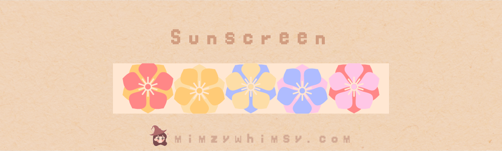 Sunscreen Sunscreen