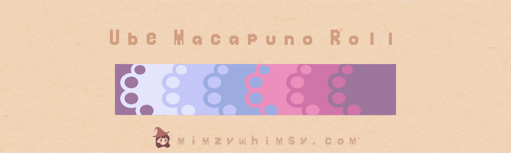 Ube Macapuno Roll Ube Macapuno Roll