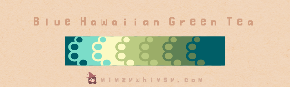 Blue Hawaiian Green Tea Blue Hawaiian Green Tea
