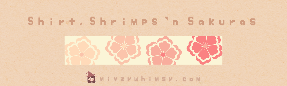 Shirt, Shrimps 'n Sakuras Shirt, Shrimps 'n Sakuras